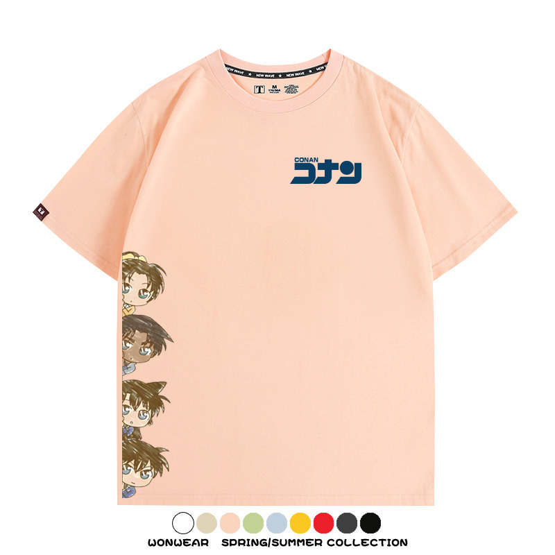 名偵探柯南聯名 親子情侶寬鬆短袖T