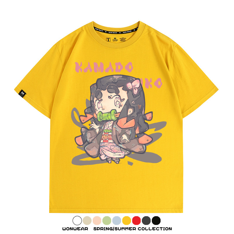 Q版鬼滅之刃動漫周邊短袖T恤