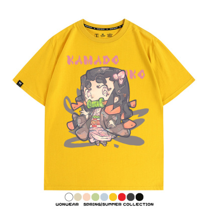 Q版鬼滅之刃動漫周邊短袖T恤