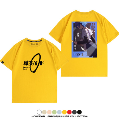 孤獨搖滾結束樂隊 親子情侶裝寬鬆短袖T