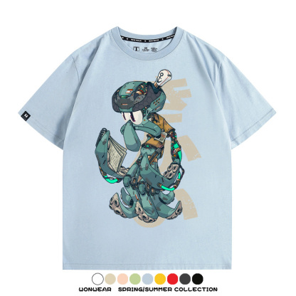 機械章魚哥聯名 親子情侶裝寬鬆短袖T