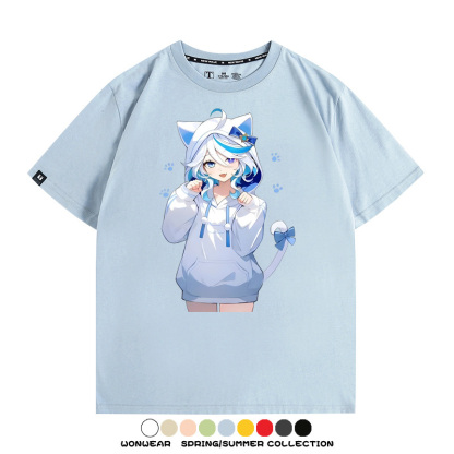 原神芙寧娜 親子情侶裝寬鬆短袖T