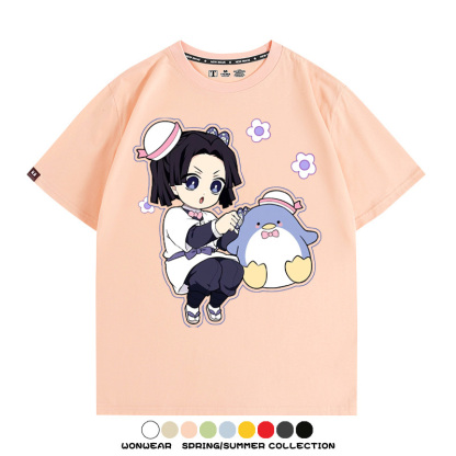 鬼滅之刃聯名三麗鷗 親子情侶裝寬鬆短袖T