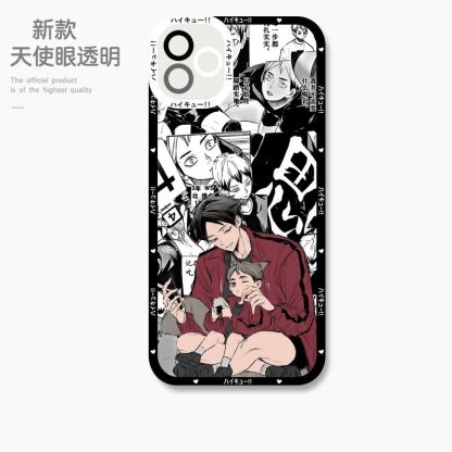 蘋果 系列排球少年 天使眼透明防摔軟殼