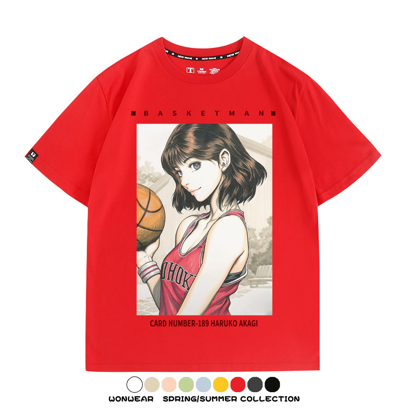 灌籃高手赤木晴子 親子情侶裝寬鬆短袖T