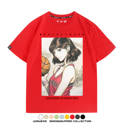 灌籃高手赤木晴子 親子情侶裝寬鬆短袖T
