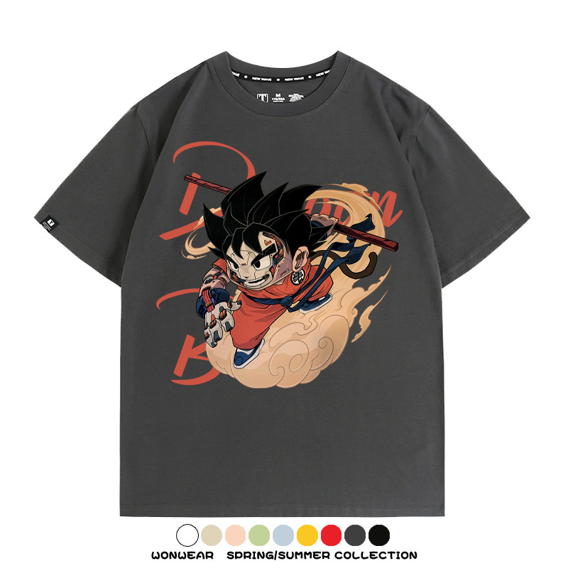 機械聯名七龍珠 親子情侶裝寬鬆短袖T