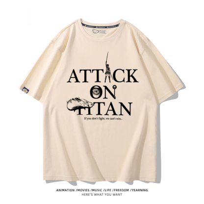 進擊的巨人 2024親子情侶男女同款 T恤