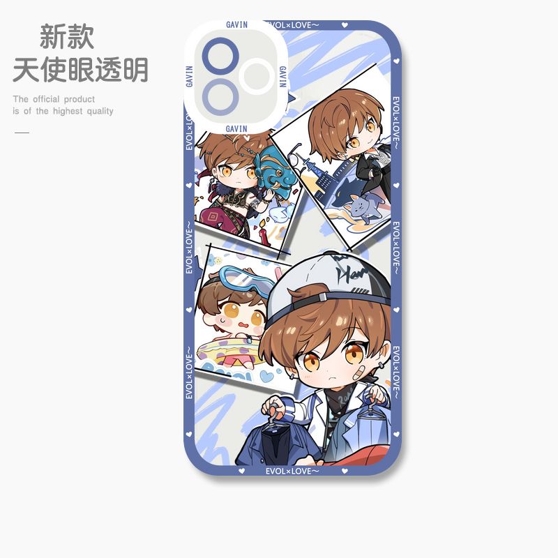 蘋果 系列鬼滅之刃天使眼透明防摔軟殼