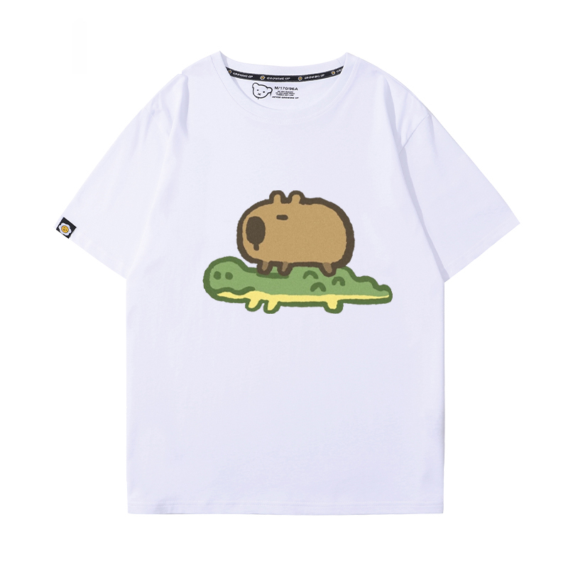 卡皮巴拉 2024親子情侶男女同款 T恤