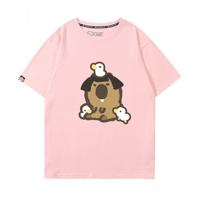 卡皮巴拉 2024親子情侶男女同款 T恤