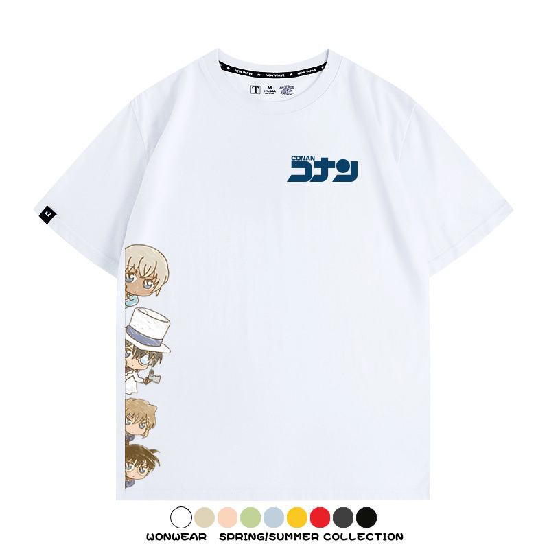 名偵探柯南聯名 親子情侶寬鬆短袖T