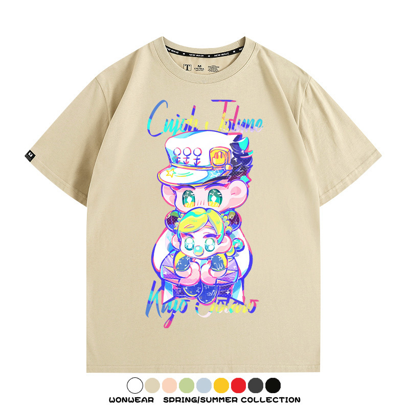 JOJO的奇妙冒險動漫周邊短袖T恤