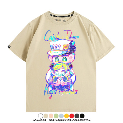 JOJO的奇妙冒險動漫周邊短袖T恤