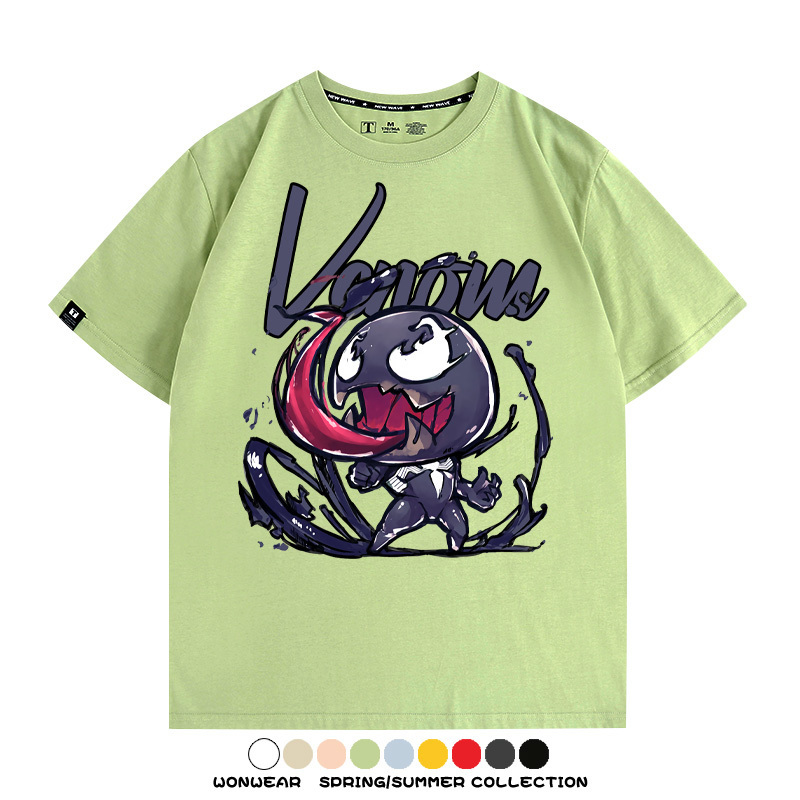 漫威經典電影毒液Q版周邊短袖T恤