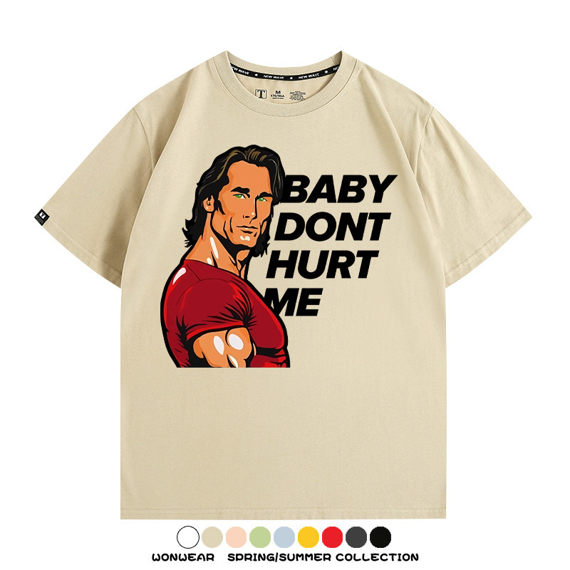 大力王Mike ohearn周邊 親子情侶裝寬鬆短袖T