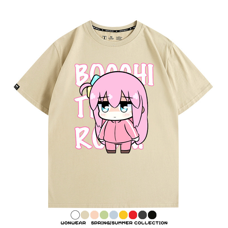 Q版孤獨搖滾 親子情侶裝寬鬆短袖T