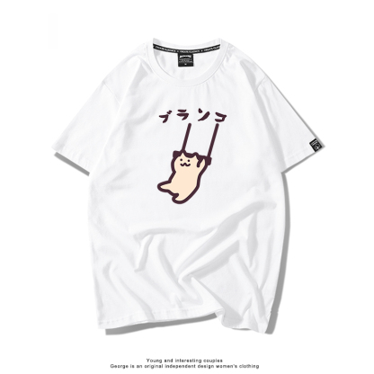 每日一貓 2024親子情侶男女同款 T恤