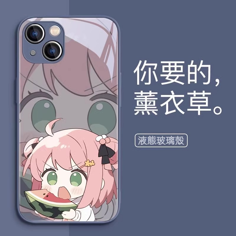 蘋果 系列間諜家家酒 液態玻璃防摔殼