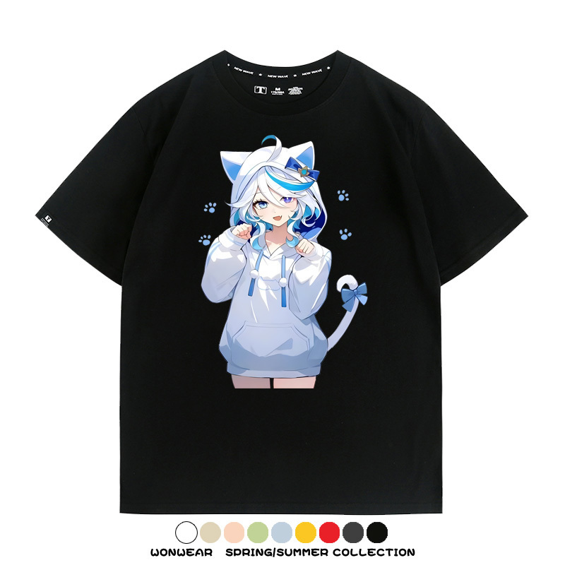 原神芙寧娜 親子情侶裝寬鬆短袖T