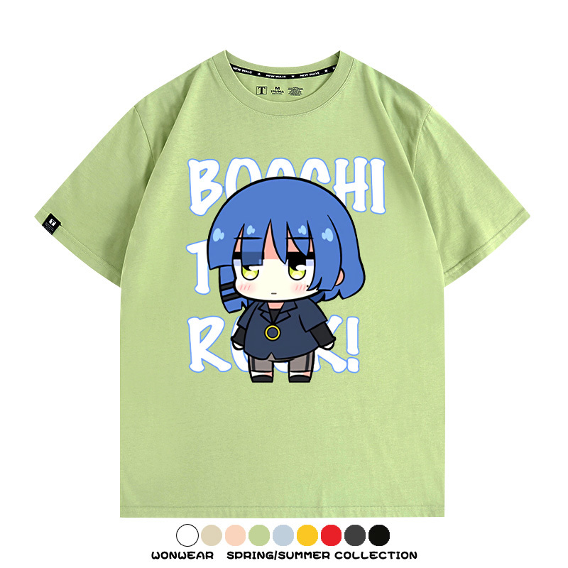 Q版孤獨搖滾 親子情侶裝寬鬆短袖T