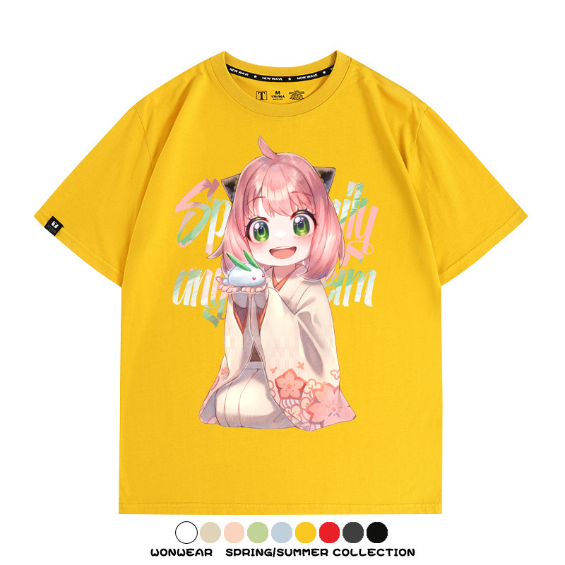 間諜家家酒動漫周邊短袖T恤