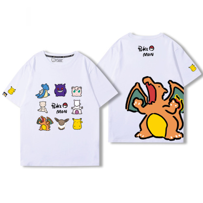 精靈寶可夢 2024親子情侶男女同款 T恤