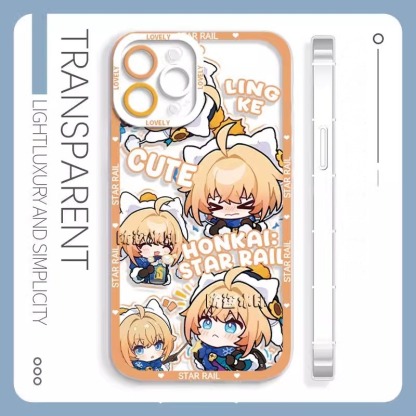 蘋果 系列崩壞星穹鐵道 天使眼透明防摔軟殼