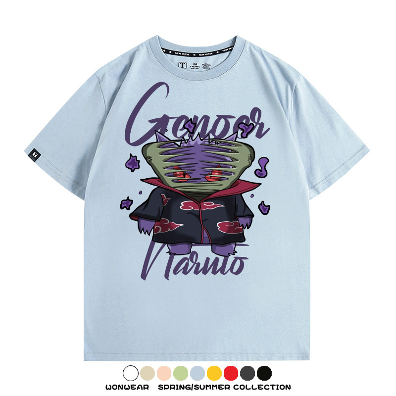 耿鬼火影忍者聯名動漫周邊短袖T恤