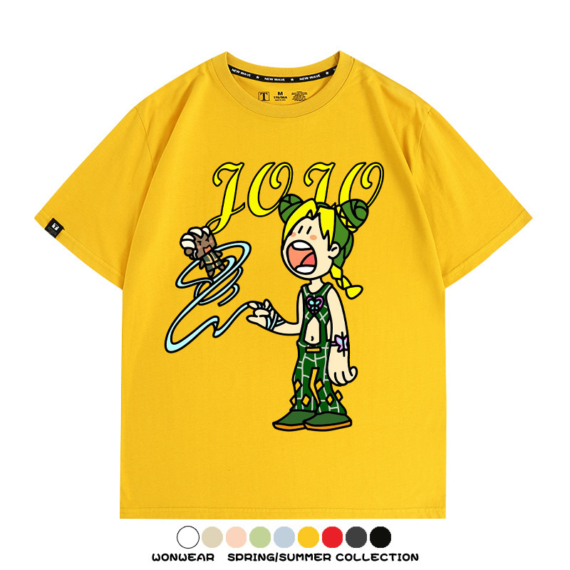 惡搞JOJO的奇妙冒險 親子情侶裝寬鬆短袖T