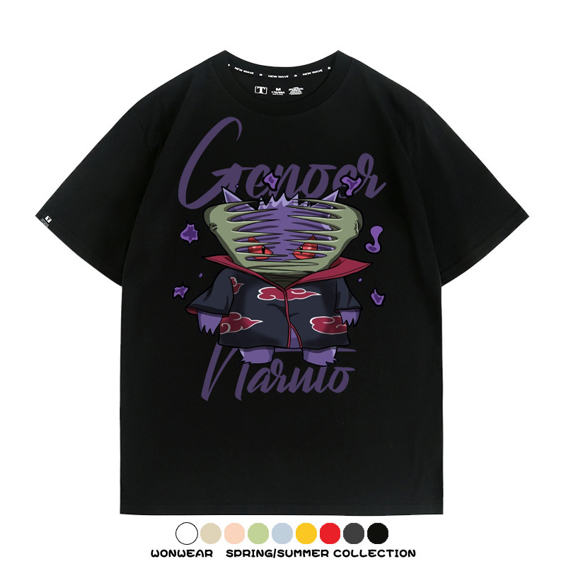 耿鬼火影忍者聯名動漫周邊短袖T恤