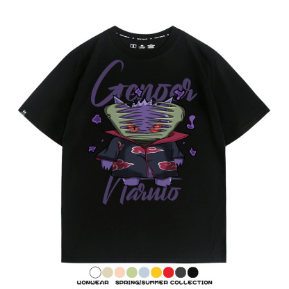 耿鬼火影忍者聯名動漫周邊短袖T恤