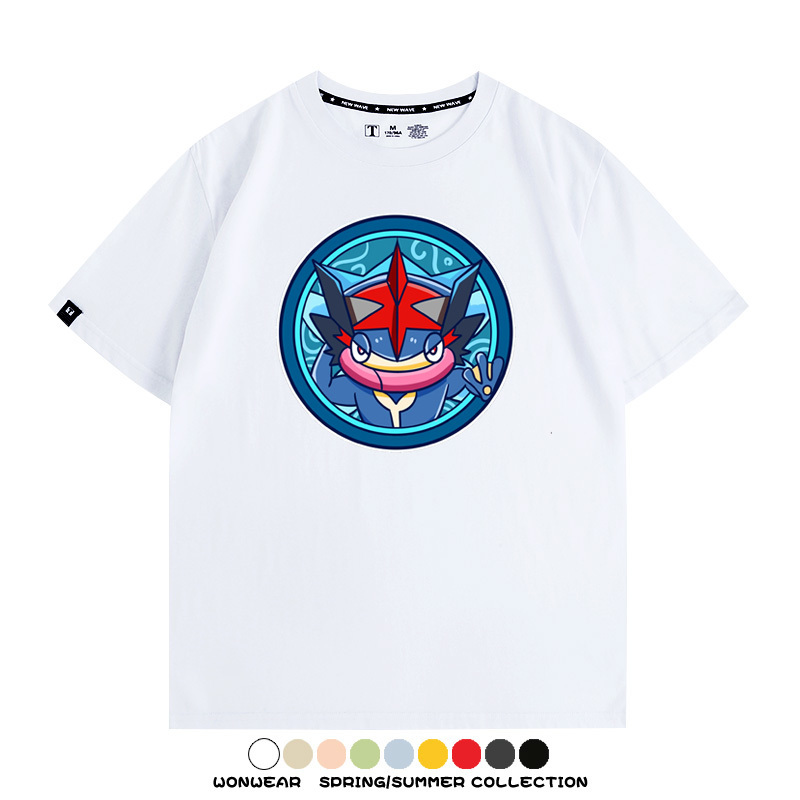寶可夢卡通可愛頭像合集 親子情侶寬鬆短袖T