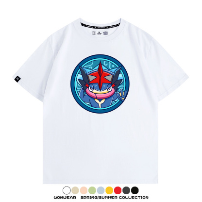 寶可夢卡通可愛頭像合集 親子情侶寬鬆短袖T