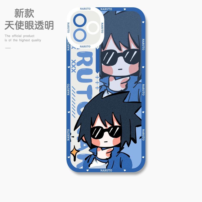 蘋果 系列Q版火影忍者天使眼透明防摔軟殼