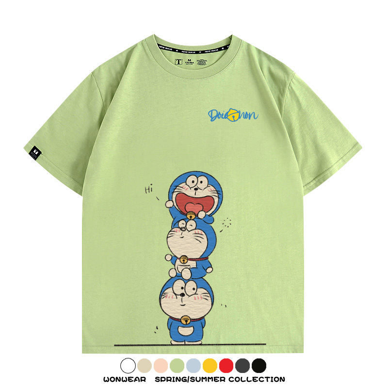 哆啦A夢聯名 親子情侶裝寬鬆短袖T
