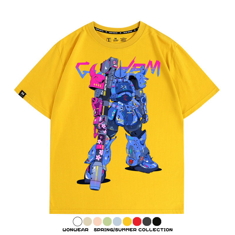 機動戰士鋼彈聯名 親子情侶裝寬鬆短袖T