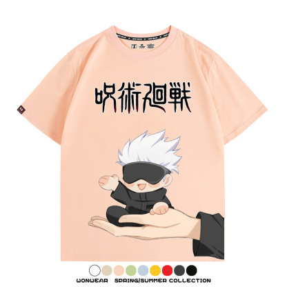 咒術迴戰Q版聯 親子情侶裝寬鬆短袖T
