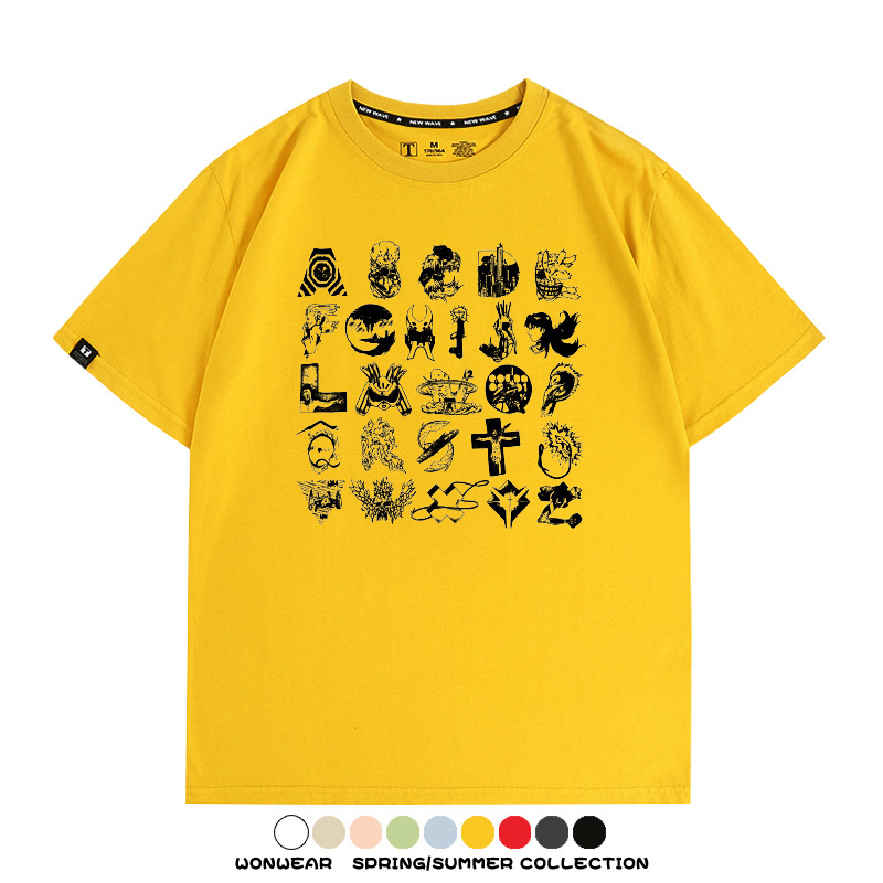 米山舞EVA聯名真希波同款短袖動漫二次元青少年男百搭夏季純棉T恤