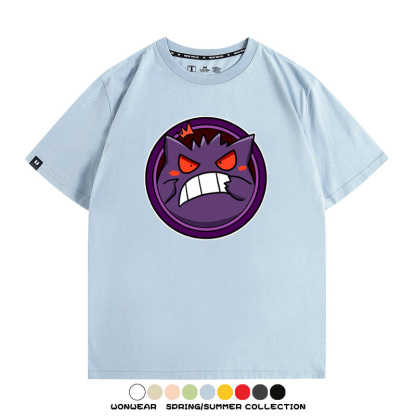 寶可夢卡通可愛頭像合集 親子情侶寬鬆短袖T