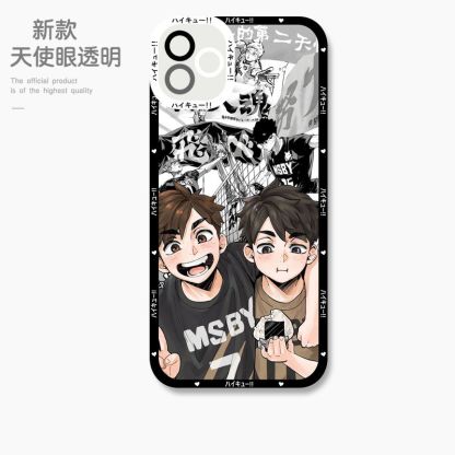 蘋果 系列排球少年 天使眼透明防摔軟殼