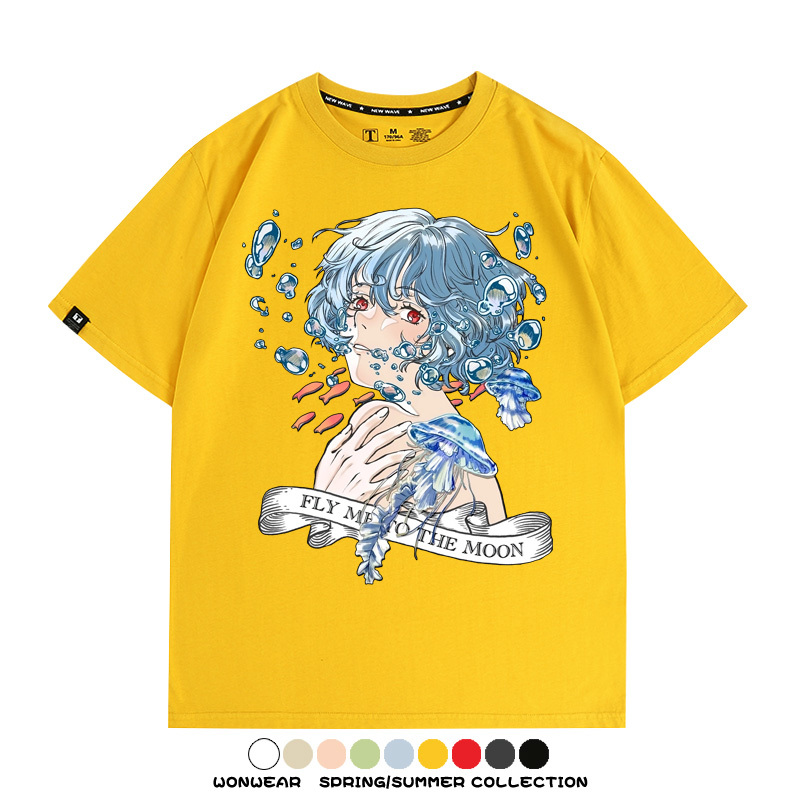 EVA綾波麗福音戰士 親子情侶裝寬鬆短袖T