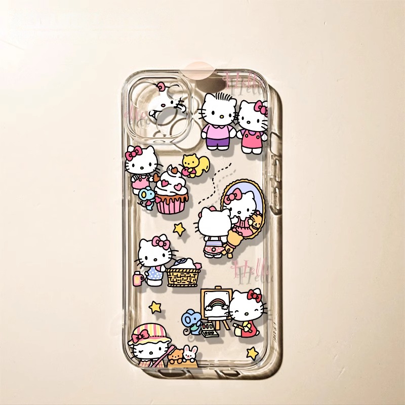 蘋果 系列凱蒂貓透明防摔軟殼