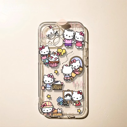 蘋果 系列凱蒂貓透明防摔軟殼