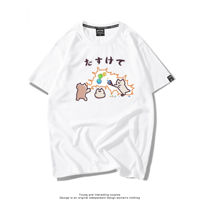 每日一貓 2024親子情侶男女同款 T恤