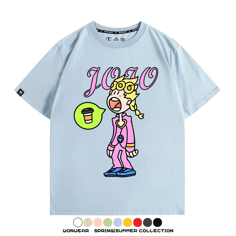惡搞JOJO的奇妙冒險 親子情侶裝寬鬆短袖T