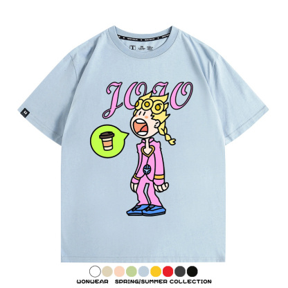 惡搞JOJO的奇妙冒險 親子情侶裝寬鬆短袖T