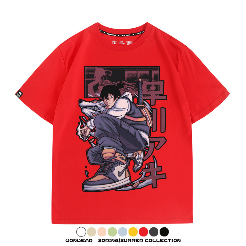 鏈鋸人早川楓聯名 親子情侶裝寬鬆短袖T