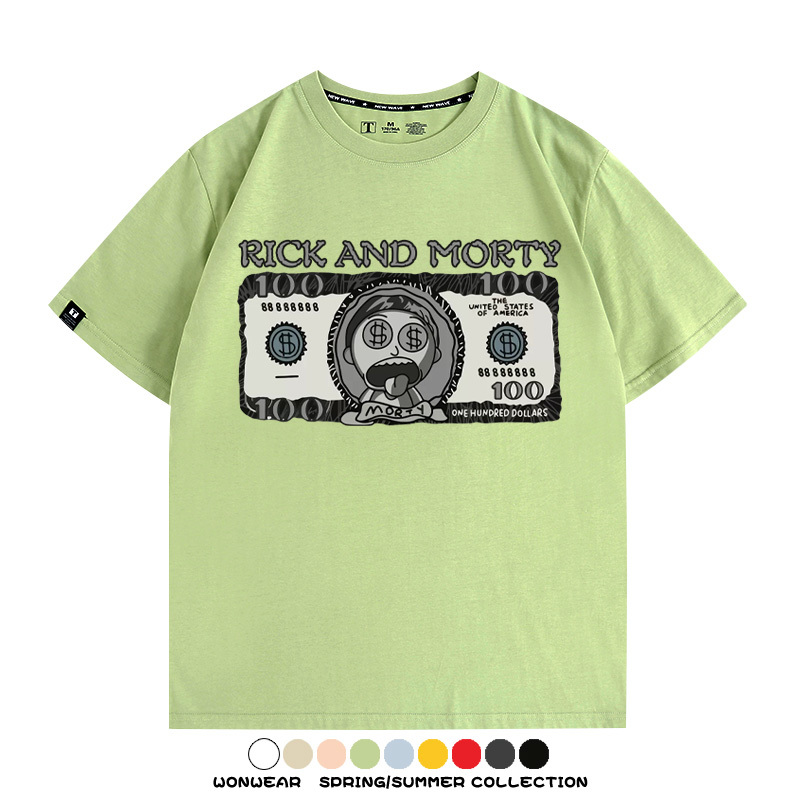 瑞克和莫蒂動漫周邊短袖T恤