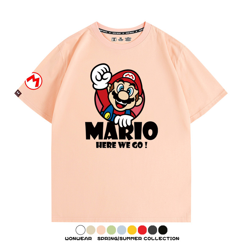 超級瑪利歐兄弟聯名 親子情侶寬鬆短袖T